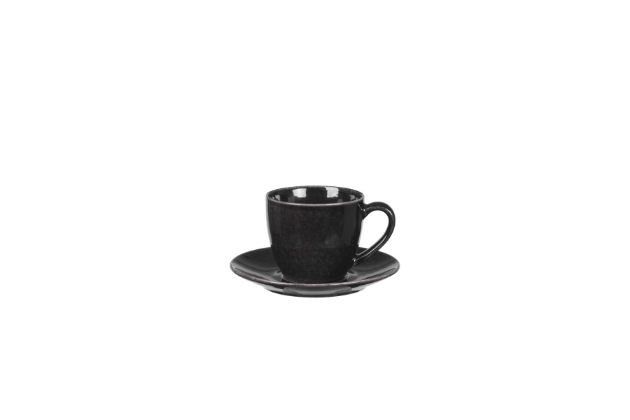 Cup with saucer NORDIC COAL
