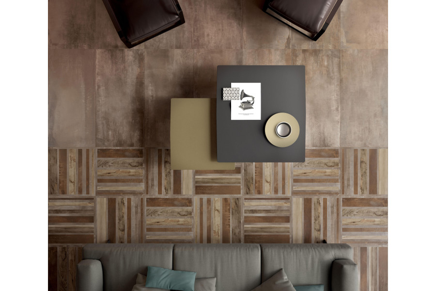Wall and floor tile INTERNO 9 Mud