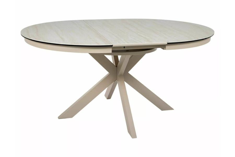 Ceramic Dining Table Aalborg Sand Ceramic Dining Table Aalborg Sand