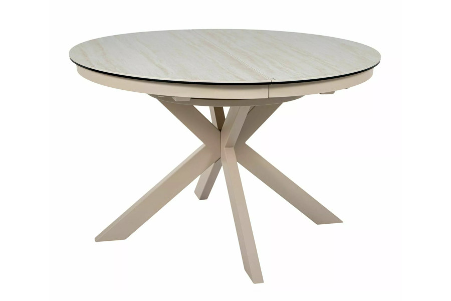 Ceramic Dining Table Aalborg Sand Ceramic Dining Table Aalborg Sand