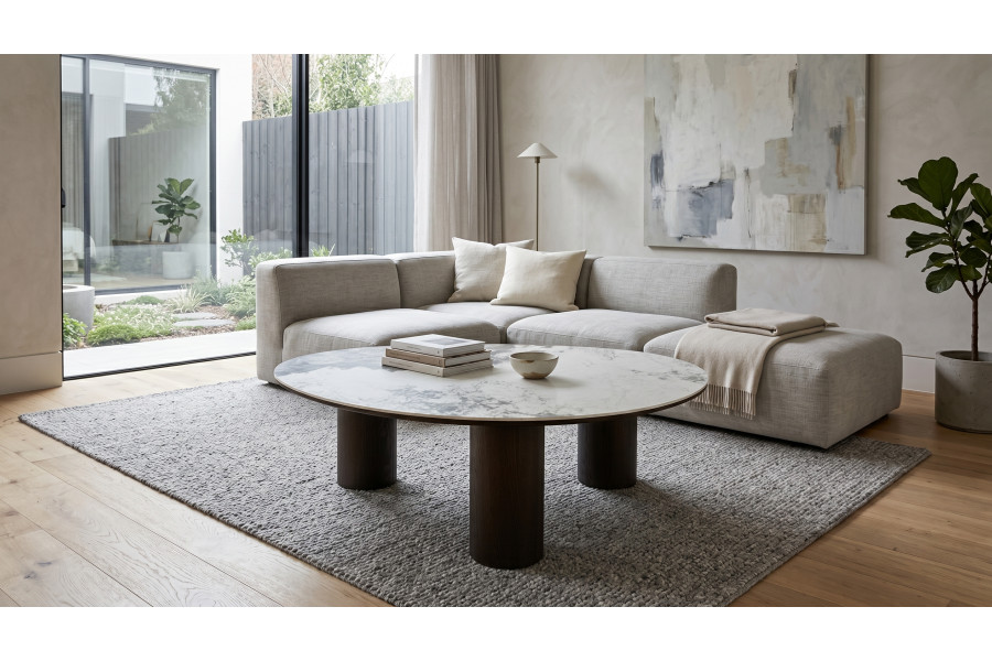 Coffee table 110x80 Ebeltoft ANTHRACITE