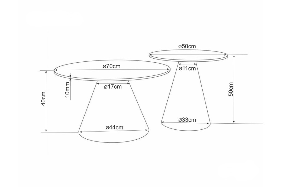 Travertine coffee table set Geilo