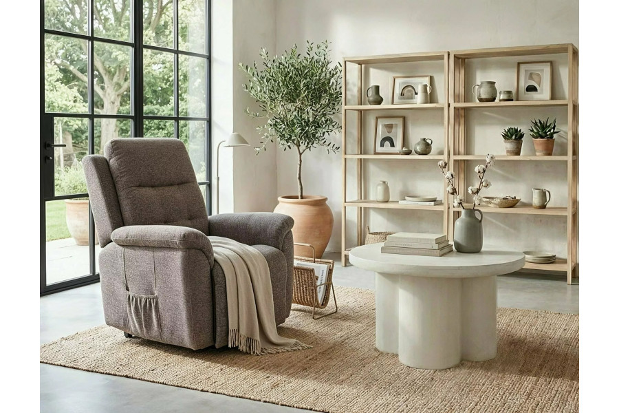 Coffee table Ø80 Røros ECRU Coffee table Ø80 Røros ECRU