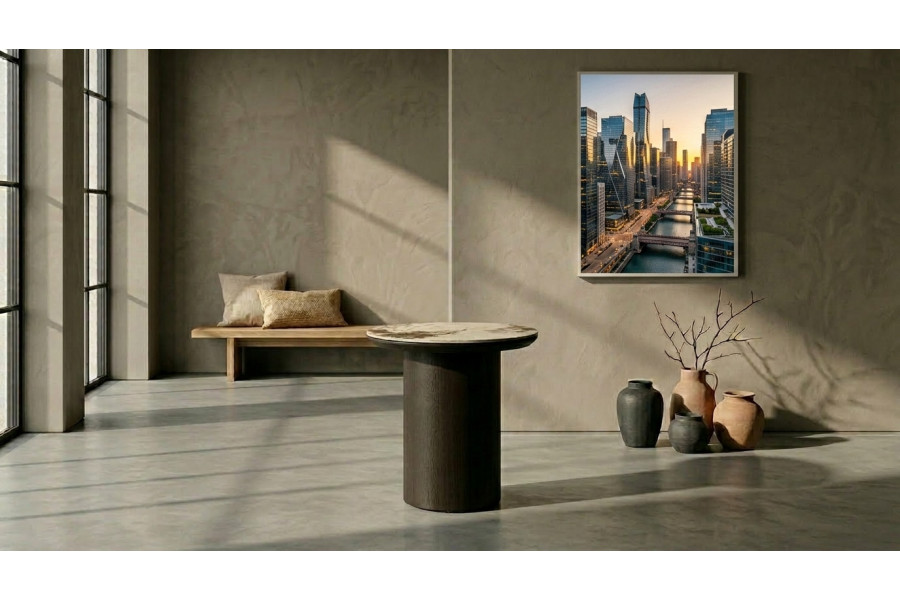 Coffee table Ø45 Skagen Mini ANTHRACITE