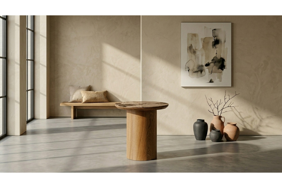 Coffee table Ø45 Skagen Mini OAK