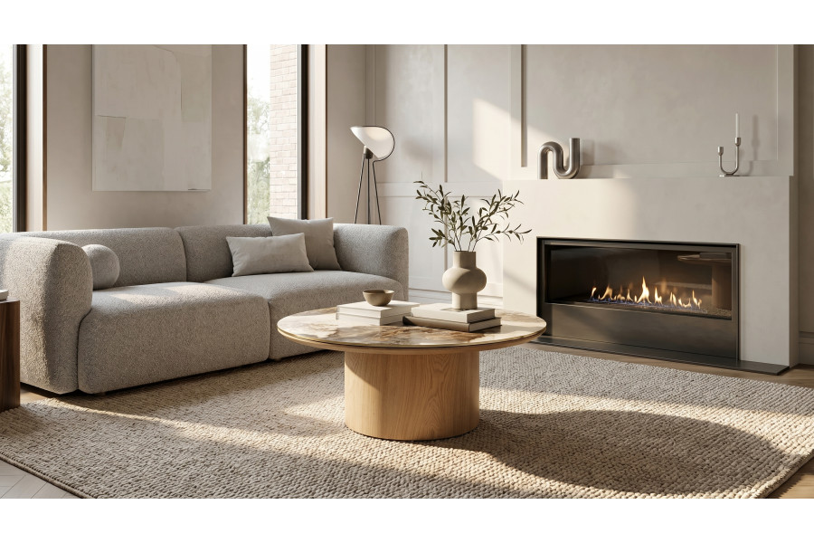 Round coffee table Ø80 Skagen LIGHT