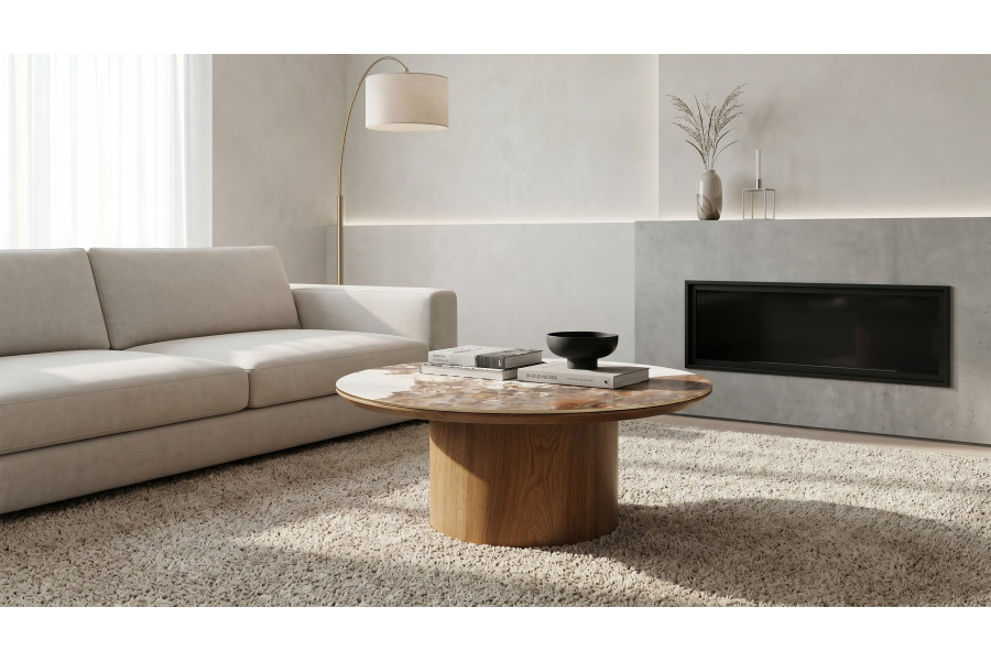 Round coffee table Ø80 Skagen OAK