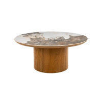 Круглый журнальный столик Ø80 Skagen OAK