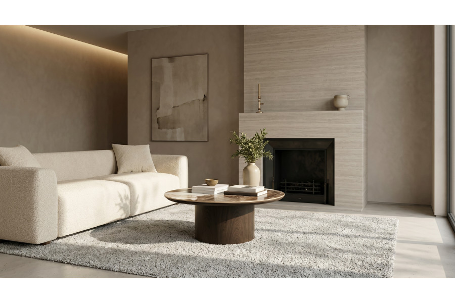 Round coffee table Ø80 Skagen WALNUT