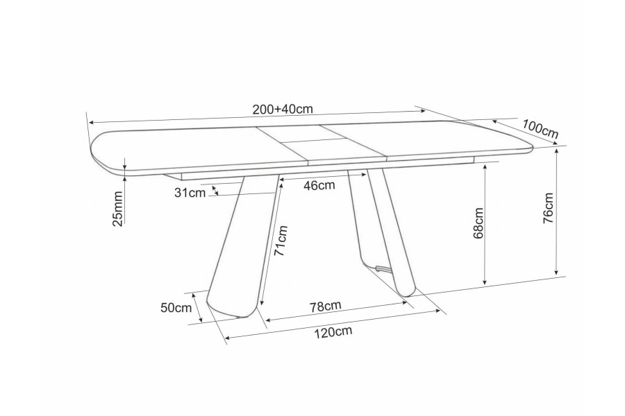 Extendable table Uppsala OAK Extendable table Uppsala OAK