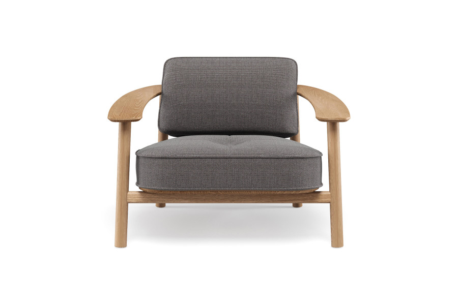 1-seater sofa TWINS TEAK