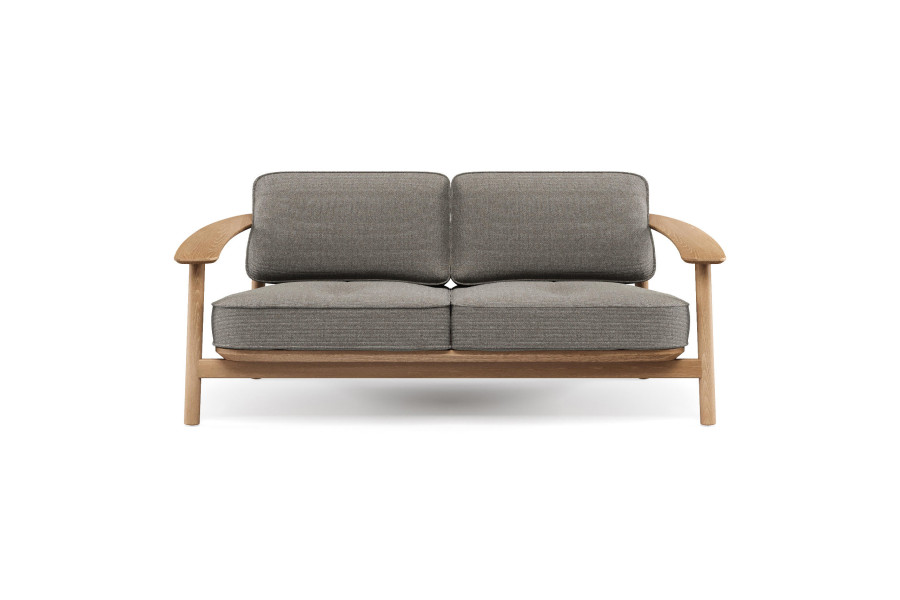 2-seater sofa TWINS TEAK