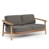 2-seater sofa TWINS TEAK