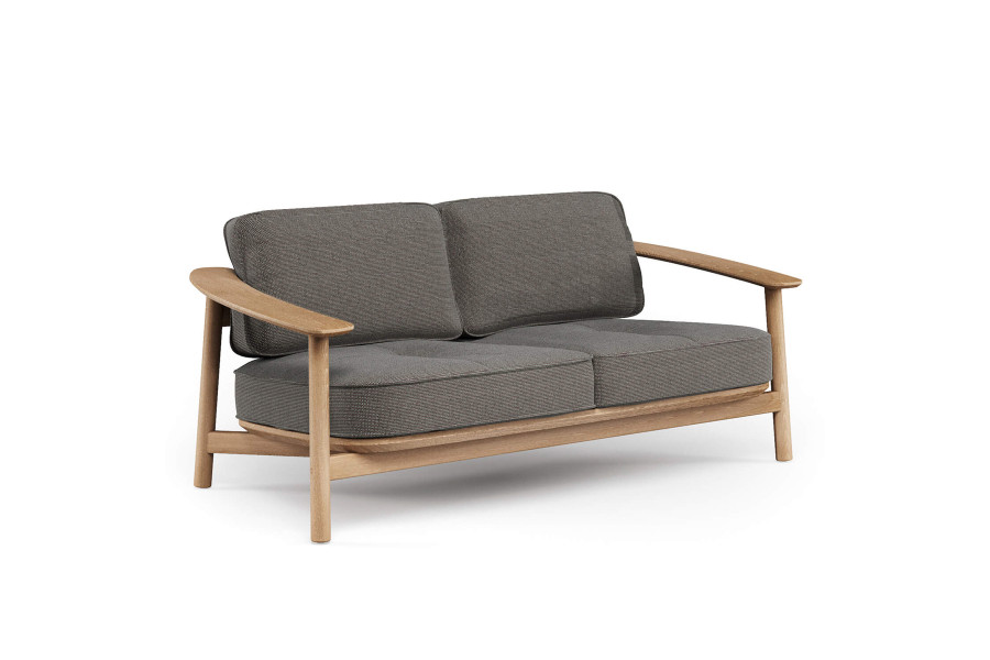 2-seater sofa TWINS TEAK