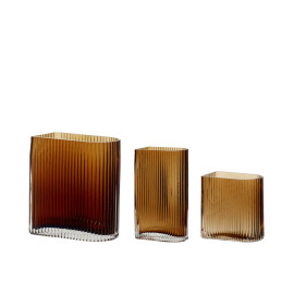 Elements Vases Amber (set of 3)