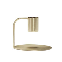 Curve Candlestick Brass