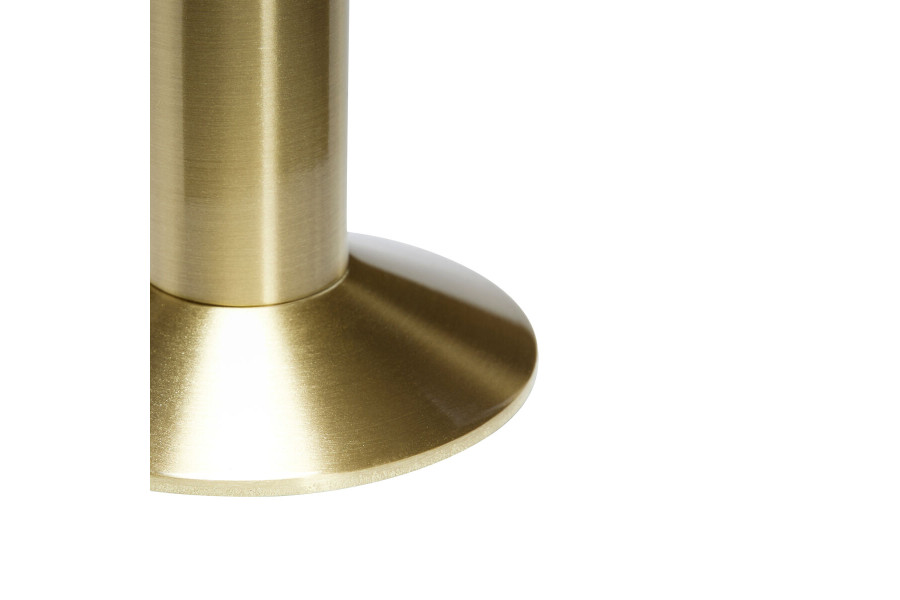 Sleek Candleholder Brass