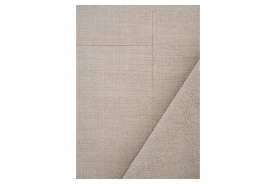 Rug Geometric Maze Beige