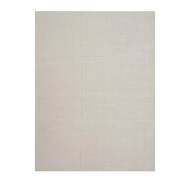 Rug Geometric Maze White