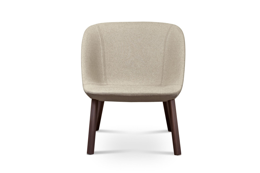 Armchairs Esse lounge with wooden legs